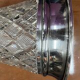 antique crystal vase