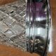 antique crystal vase