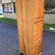 Scandinavian single-door solid wood wardrobe with hanging space