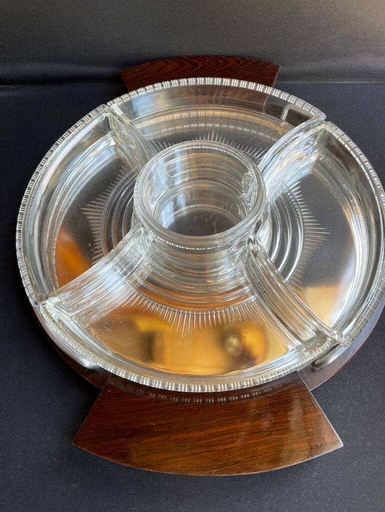 Plateau serviteur à hors d'oeuvres compartimenté (1)