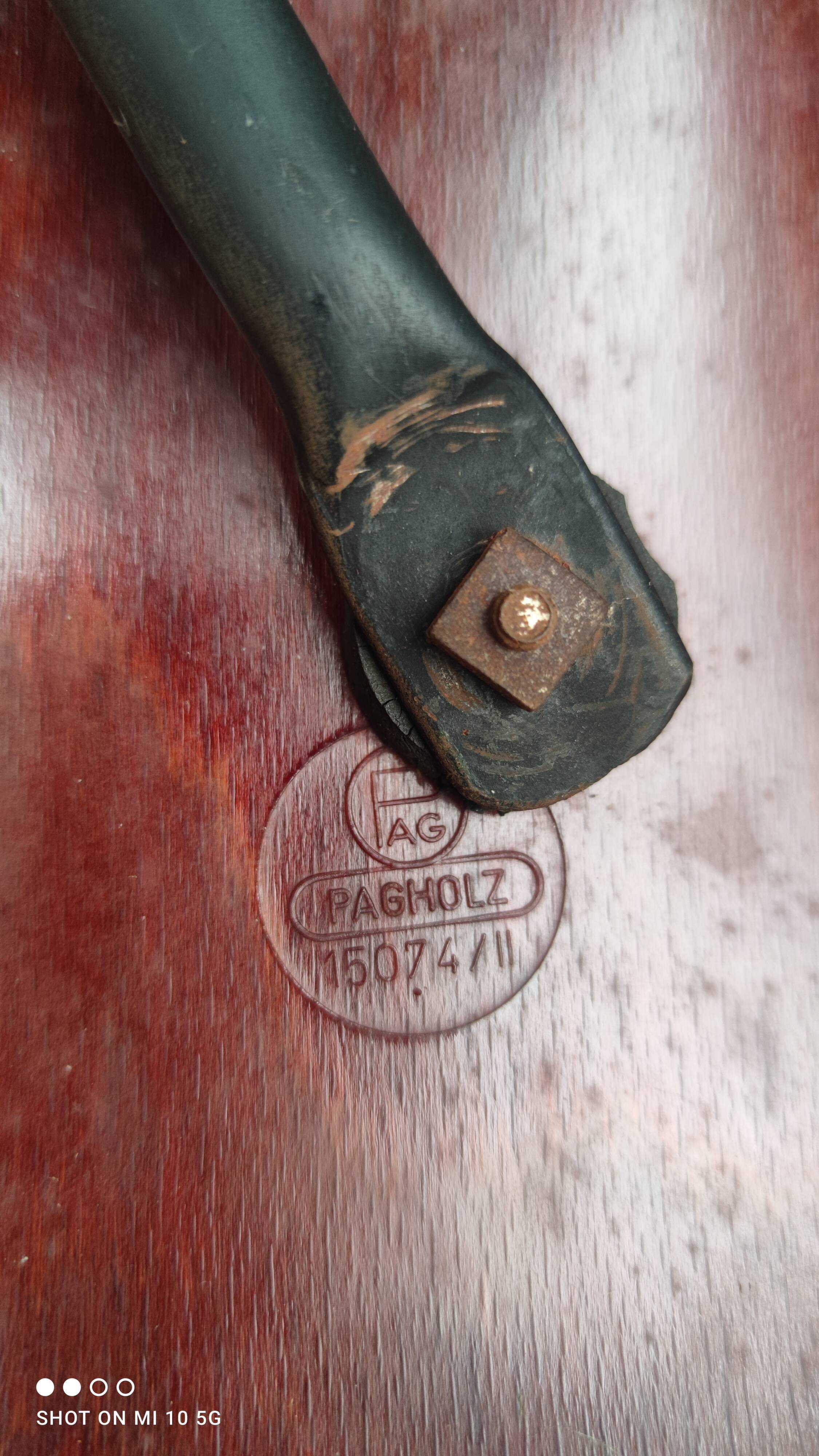 Pair of Pagholz chairs, Model 15074, by Elmar Flottoto in 1956