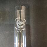 Oil lamp tinted glass and tin