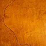 Poplar wood table with marquetry