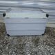 Wooden storage travel trunk