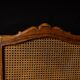 🪑 Pair of Louis XV caned armchairs in carved solid wood