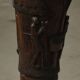 Sculpture / Organic wooden tambour, African carved, 20th century