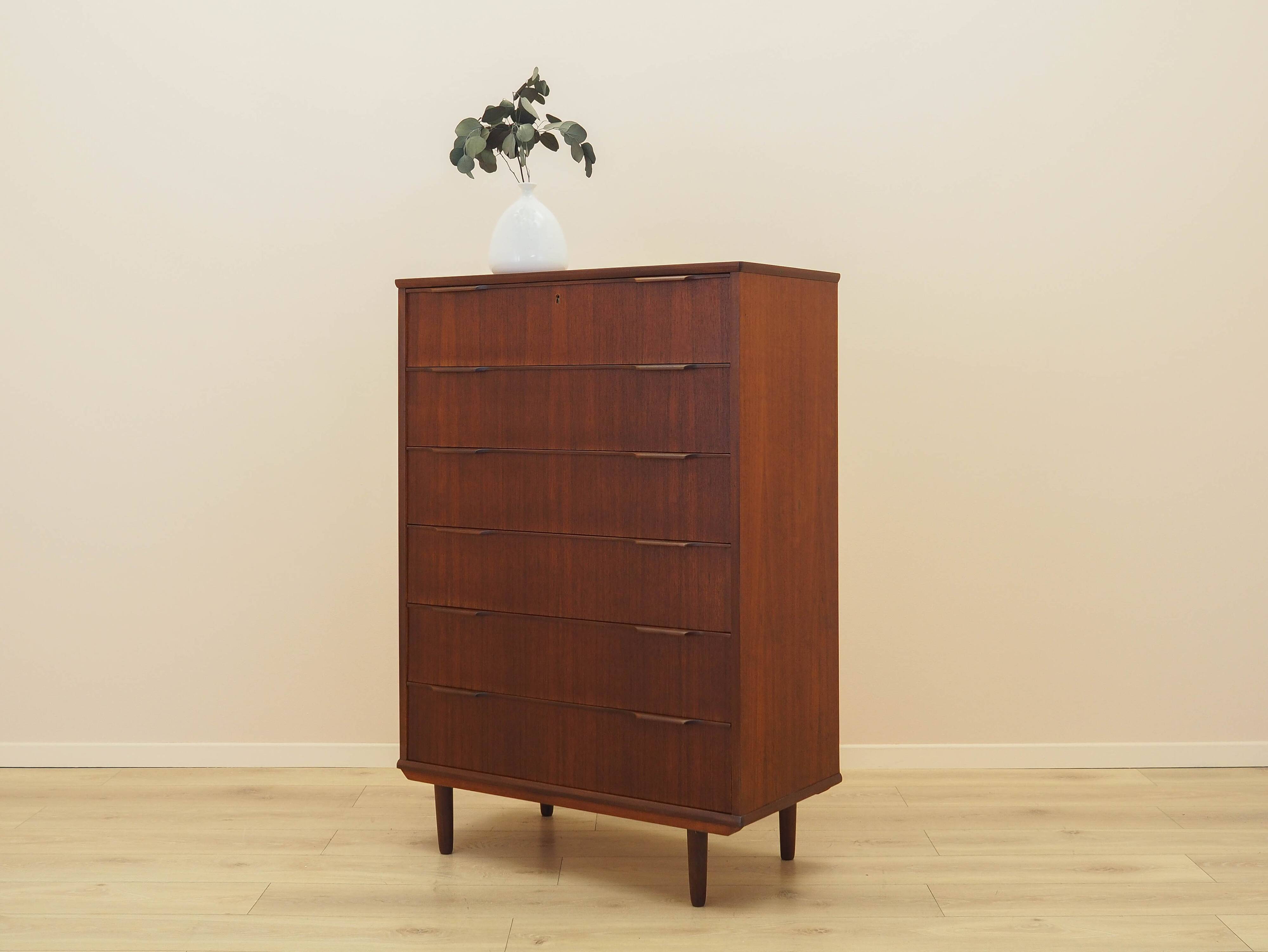 Commode en teck, design danois, années 1970, fabriquée au Danemark
