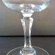 6 old foot glasses