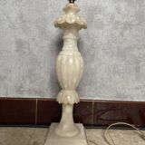 Pied de lampe en albâtre