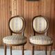Salon soie et bois style Louis XV