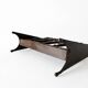 Foldable wooden magazine rack, veneered, Italy 1950.