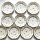 10 assiettes en porcelaine fleurie, veb r reichenbach