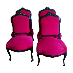 lot de 4 chaises style