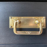 Art-deco period oak commodus