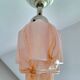 Art Deco chandelier, antique light fixture, pendant light.