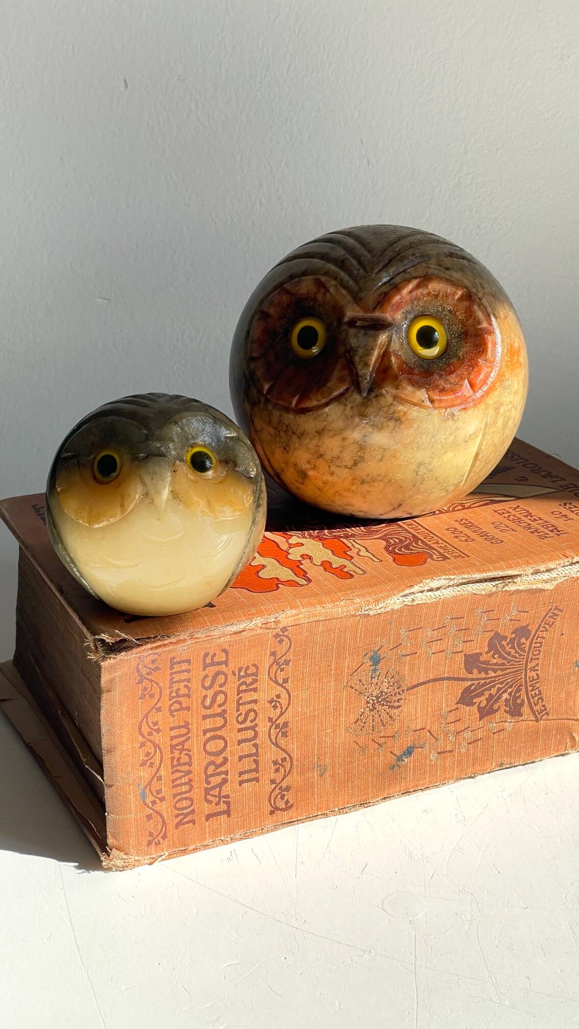 SERRE-LIVRES en Marbre VINTAGE