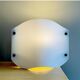 White acrylic table lamp Vela by Samuel Parker