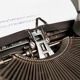 Typewriter Remington rand 1947 deluxe model 5 revised and new ribbon