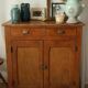 Parisian old waxed wood buffet