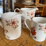 Set 3 pichets myott "bermida" staffordshire england