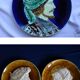 Majolica plate Sarreguemines no. 1174 (late 19th century)