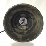 Pied de lampe en bronze argenté