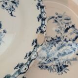 4 flat plates "thistles" from gien