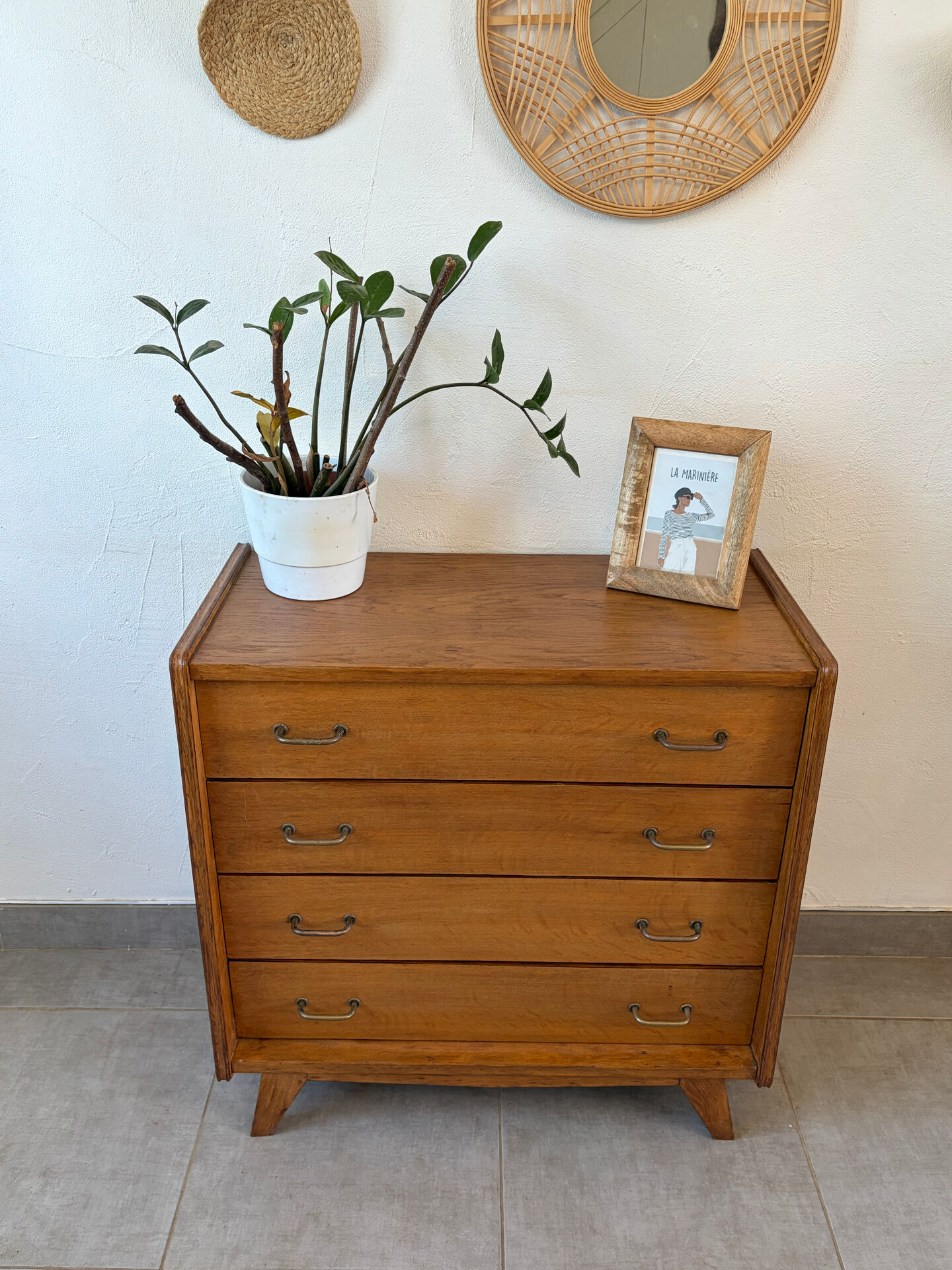Vintage commode from the 1960s.