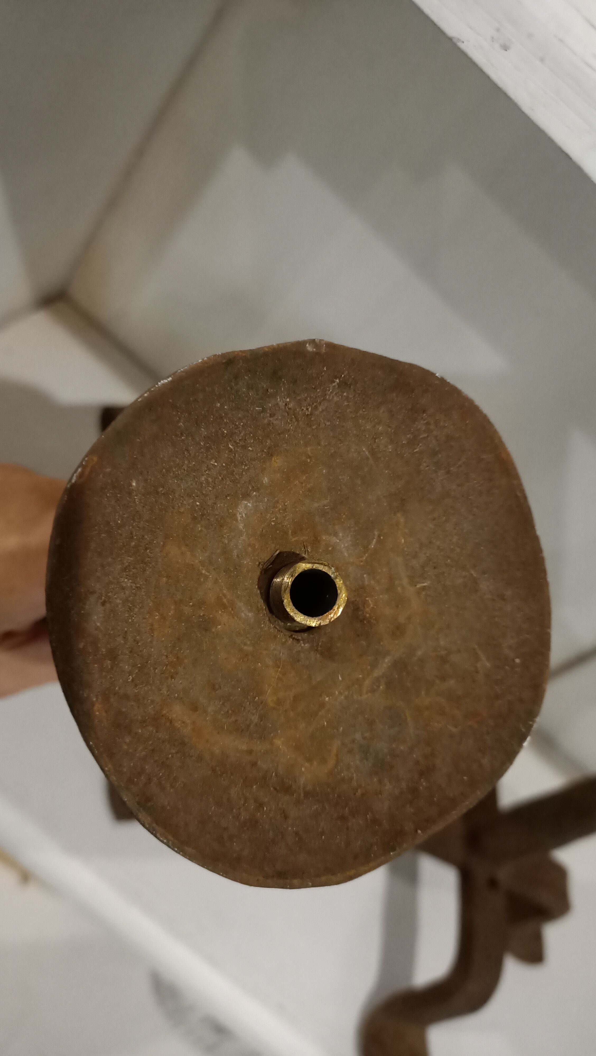 Set 4 steel candle holders