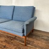 Scandinavian sofa model Jupiter 218 in teak fabrics of vintage origin