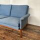Canapé scandinave modèle Jupiter 218 en teck tissus d'origine vintage