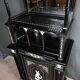 Display Cabinet in Blackened Pear Wood, Napoléon III period – 2nd half of the 19th century