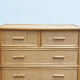 1970s bamboo and rattan cabinet