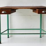 Vintage industrial console with drawers