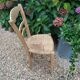 Chaise paillée