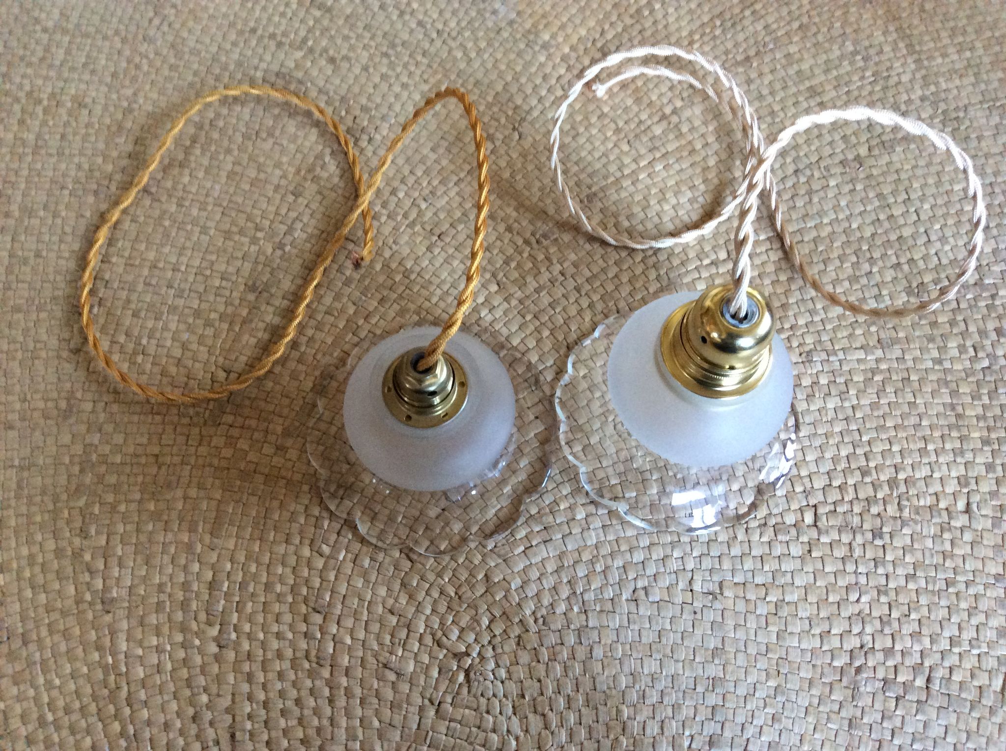 Set de 2 suspensions vintage