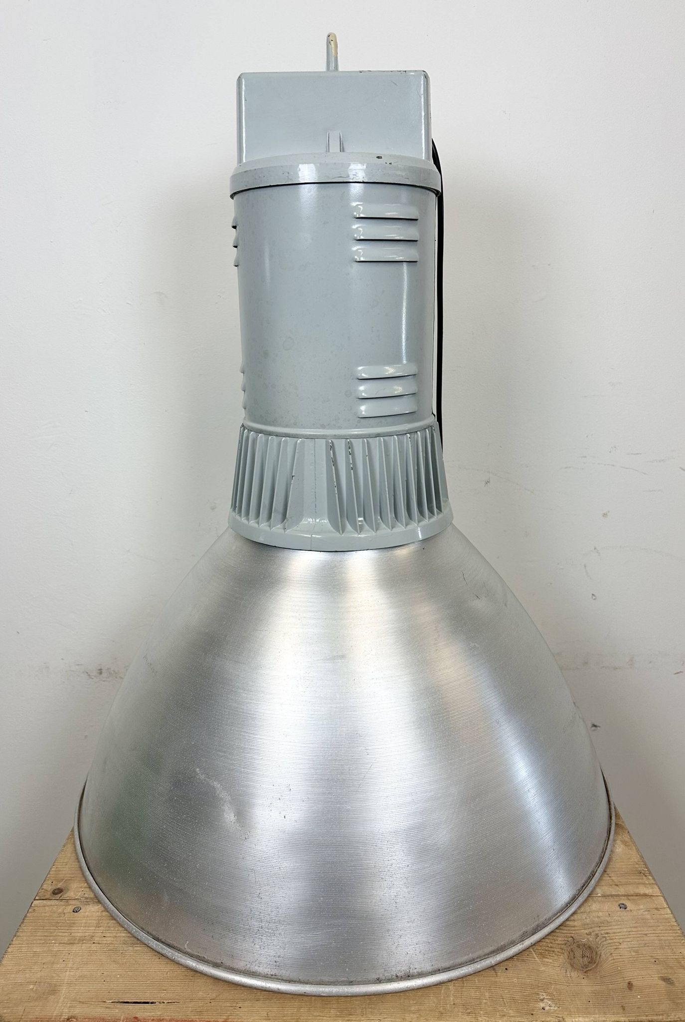 Large Industrial Aluminium Pendant Light from Elektrosvit, 1960s