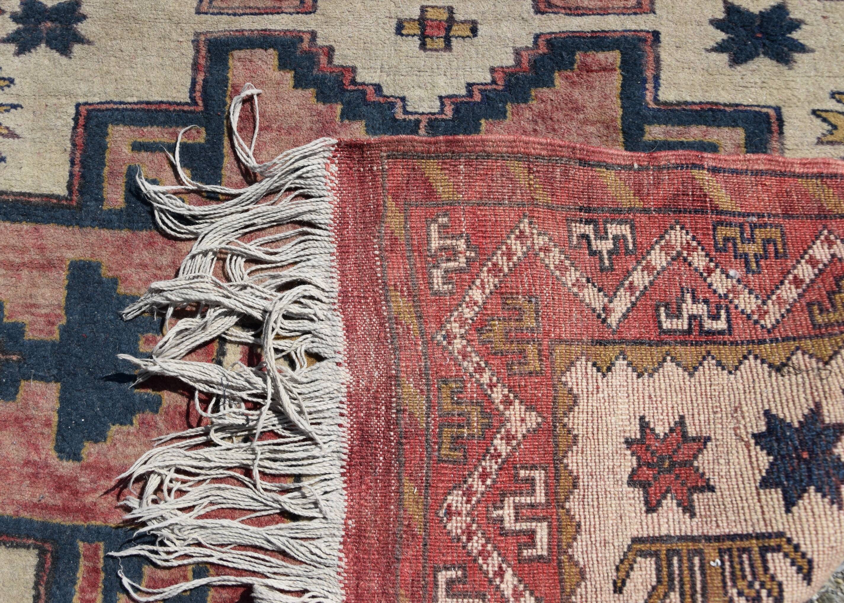Turkish Kazak oriental carpet : 1.05 x 1.78 m