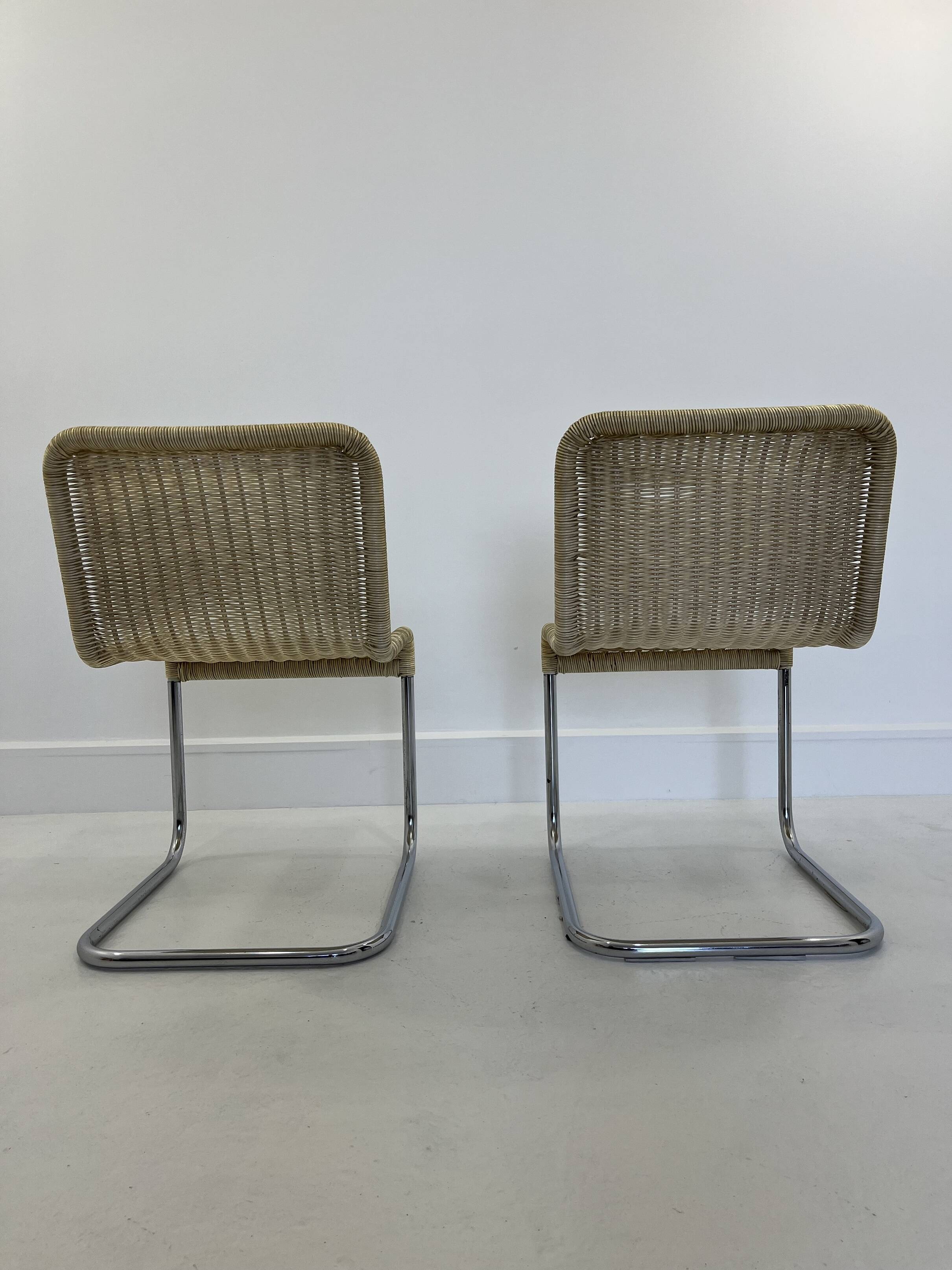 Set of Chairs by A. Lorenz for Tecta, Germany, 1970s