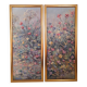 Paire de tableaux floraux danois signés Allan Karms