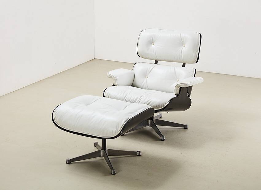 Charles & Ray Eames Lounge Chair + Ottoman by ICF for Herman Miller 60s/70s