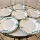 6 Terre de Fer Saint-Amand dessert plates late nineteenth