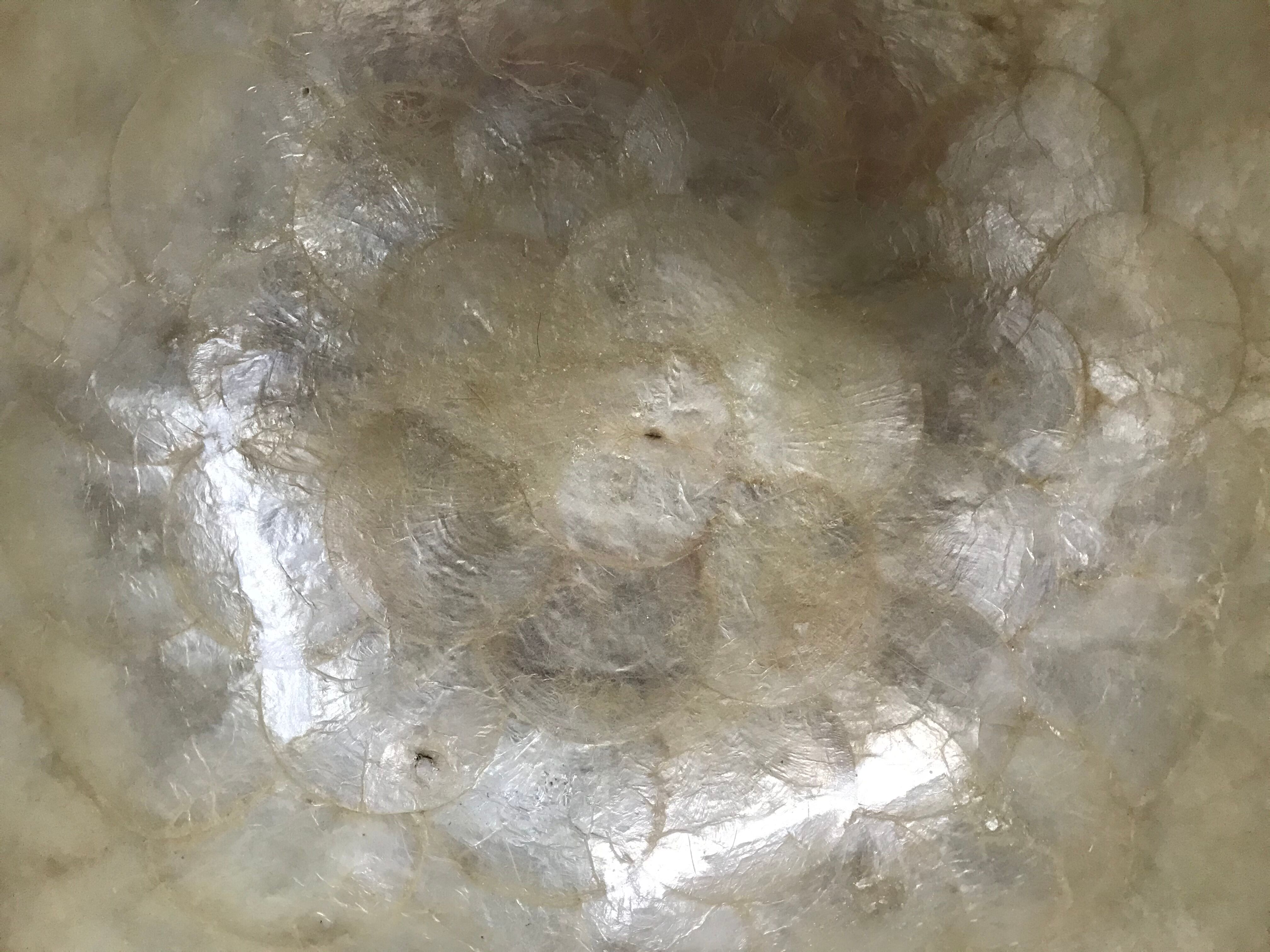 Vintage pearl salad bowl