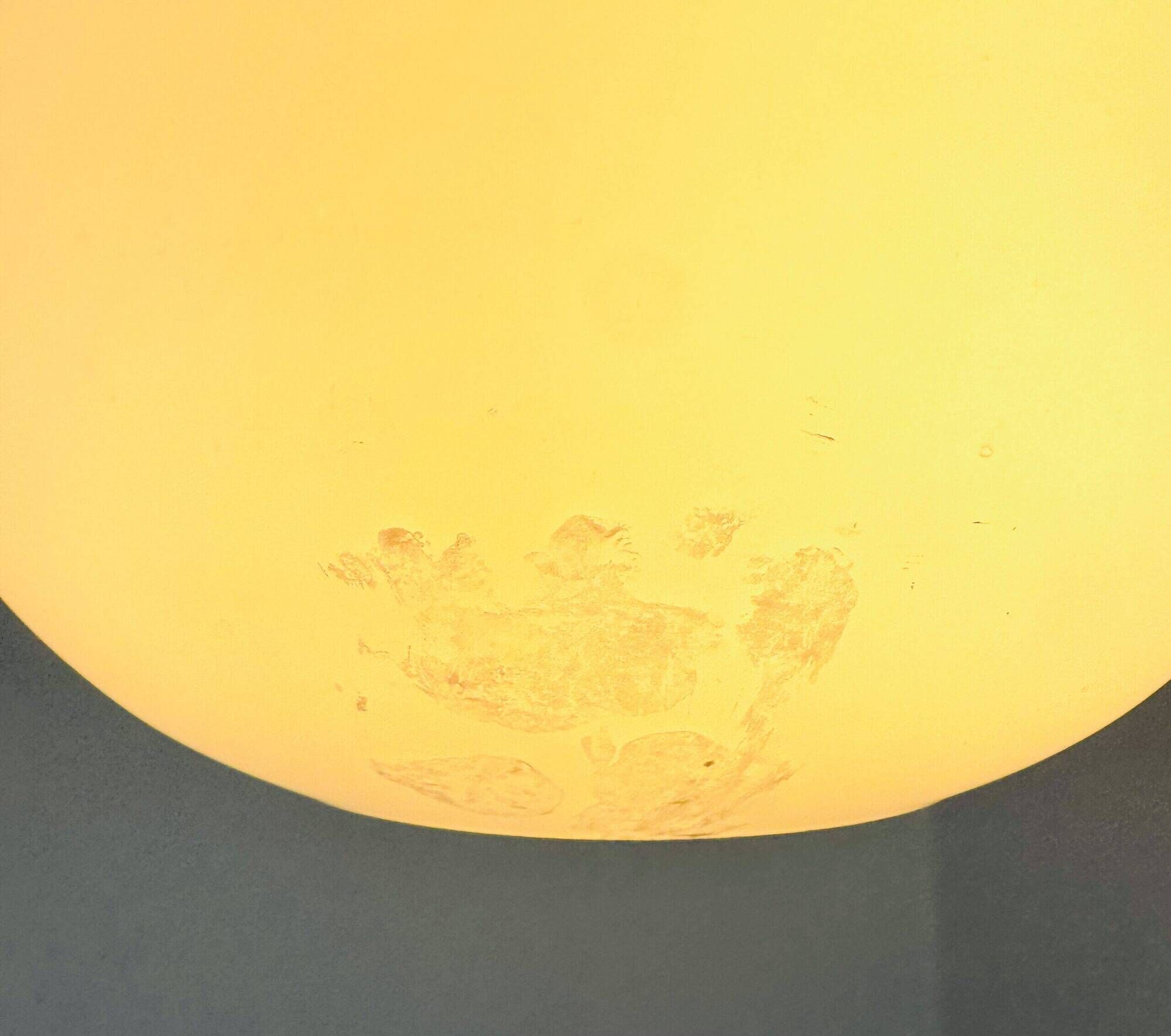 Model 705 Wall Lamp In Teak And Opaline Glass By Uno & Östen Kristiansson For Luxus, Sweden 1960S