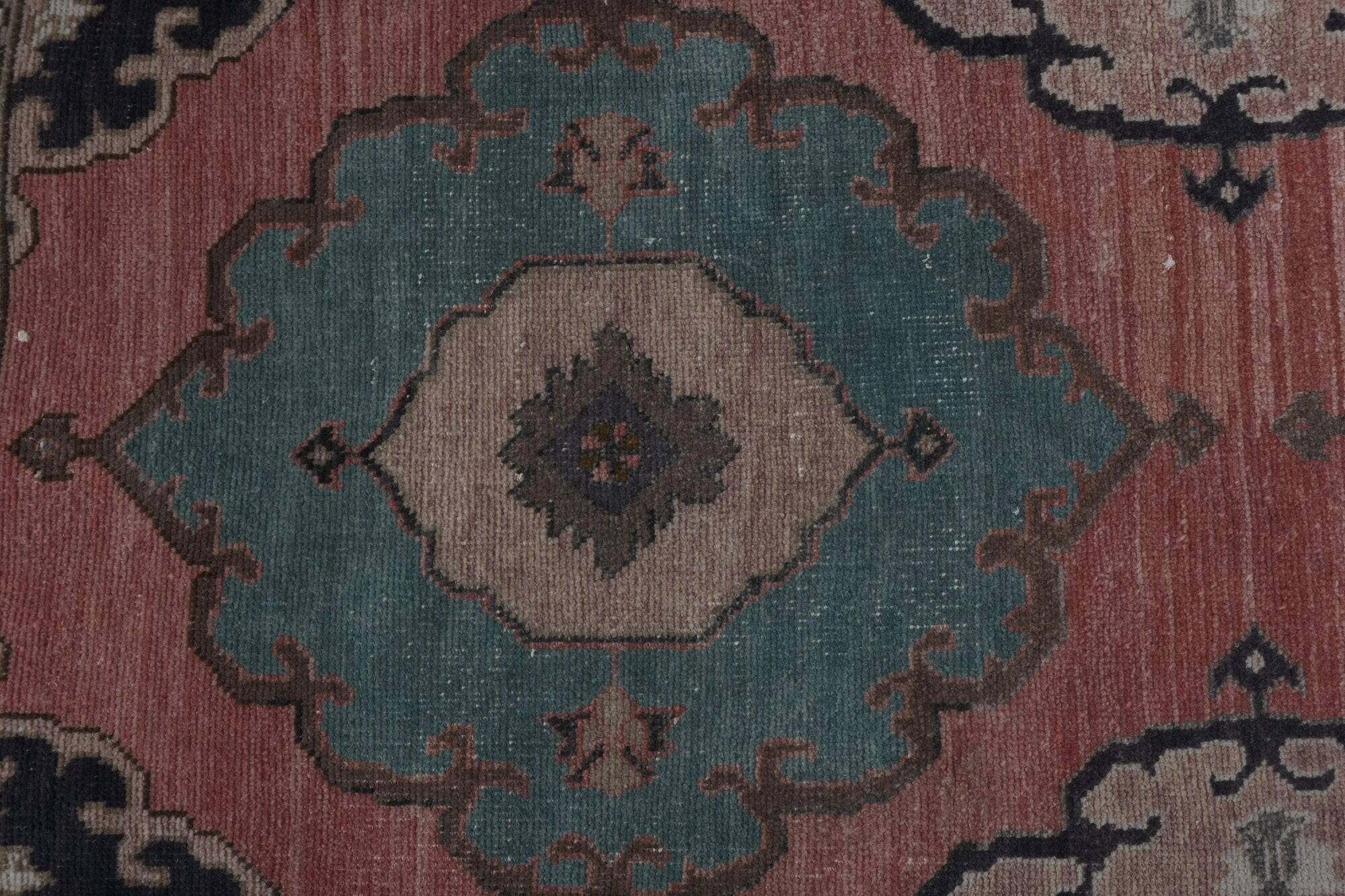 Vintage Turkish hallway rug 86x780 cm