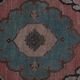 Vintage Turkish hallway rug 86x780 cm