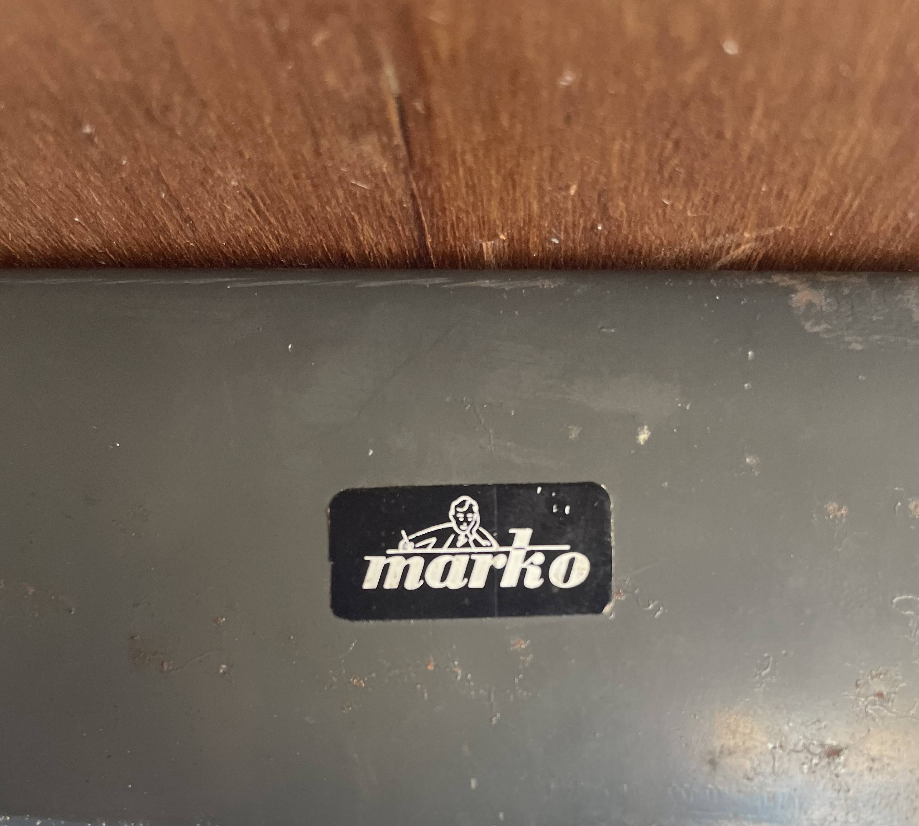 Vintage Marko Holland XXL table work table 1960s Industrial