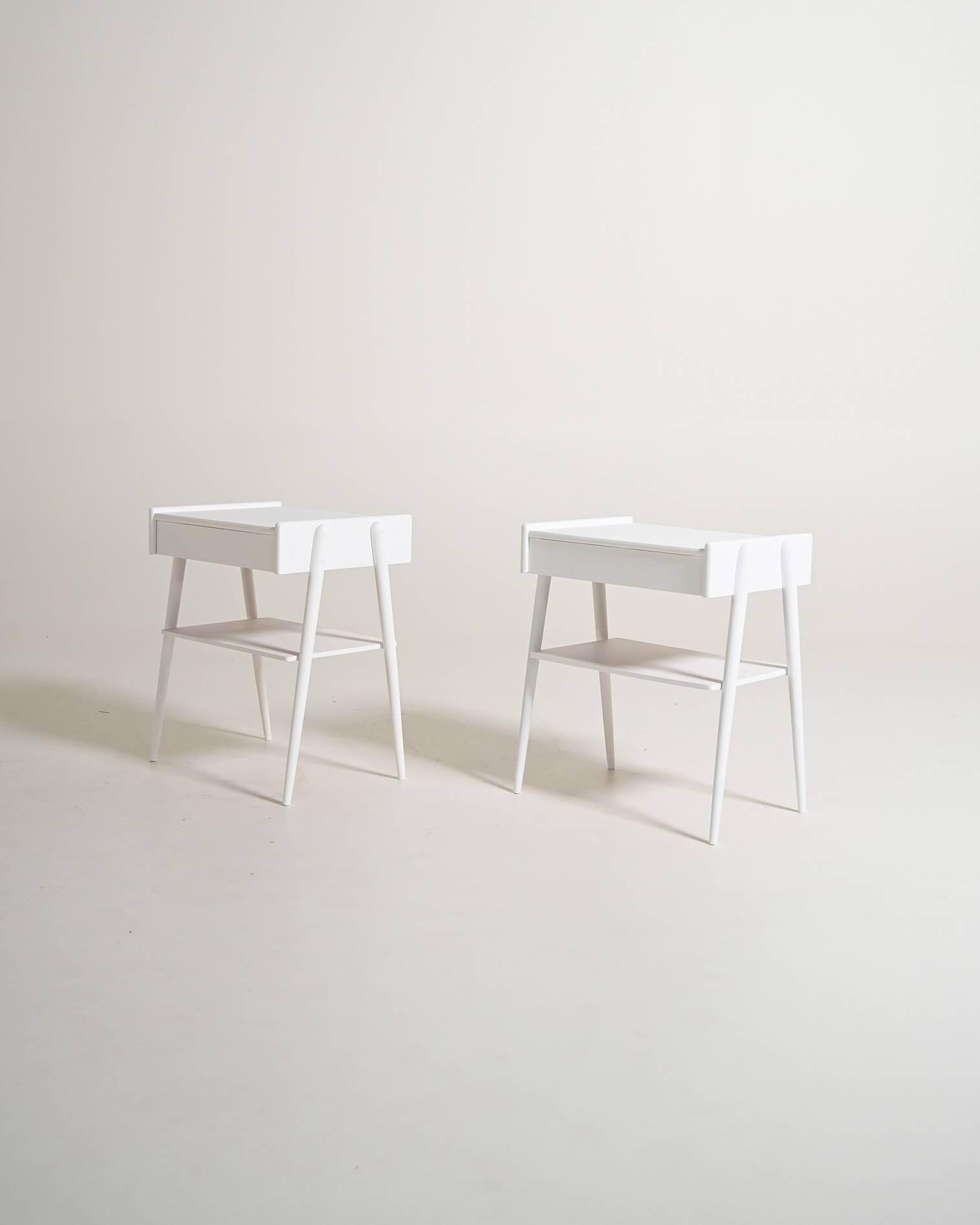 Bedside tables by AB Carlström & Co Möbelfabrik, Sweden, 1950s–60s