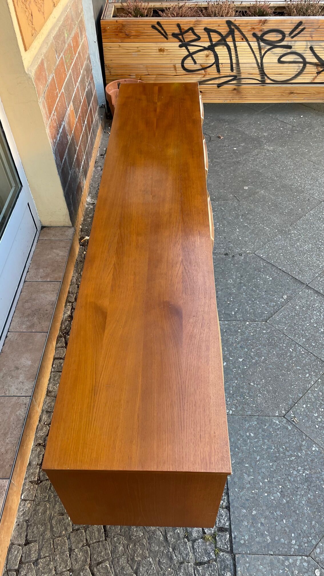 Teak row from the 60s