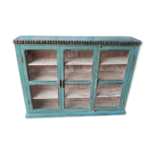 Vitrine en teck birman